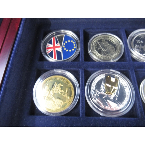 594 - Collection of silver-proof, cupro-nickel and encapsulated circulated coins to inc. Kwang Tung Provin... 