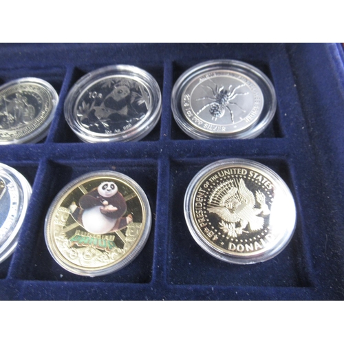 594 - Collection of silver-proof, cupro-nickel and encapsulated circulated coins to inc. Kwang Tung Provin... 