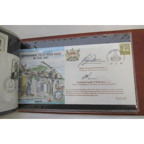 644 - Collection of signed and unsigned coin and First Day covers in 6 folders (146 signed/multi-signed co... 