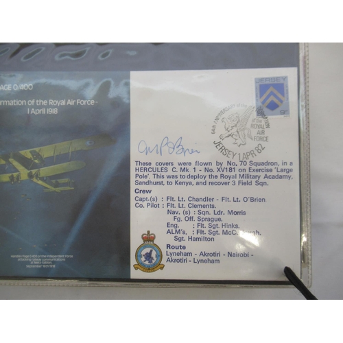 644 - Collection of signed and unsigned coin and First Day covers in 6 folders (146 signed/multi-signed co... 