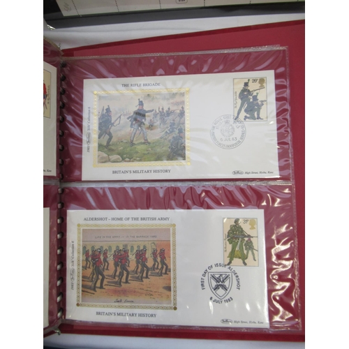 646 - Mixed collection of British and International stamps and covers  in 9 folders to inc. Benham 'The Mi... 