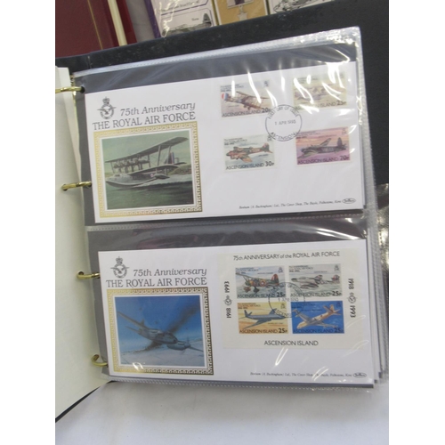 648 - Three folders cont. assorted collection of covers relating to RAF WWII, Royal Navy, etc. to inc. mul... 