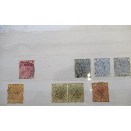 650 - Collection of C19th & C20th International stamps to inc. folder cont. Bahamas stamps, 2 folders cont... 