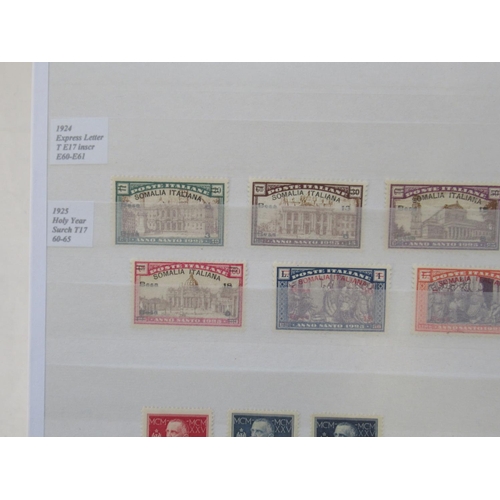 653 - Three Folders cont. C19th/20th Italian stamps to inc. stamps from Allied Occupation, Italian colonie... 