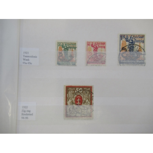 654 - Folder cont. C19th/20th German States stamps and a folder cont. German stamps on envelopes predomina... 