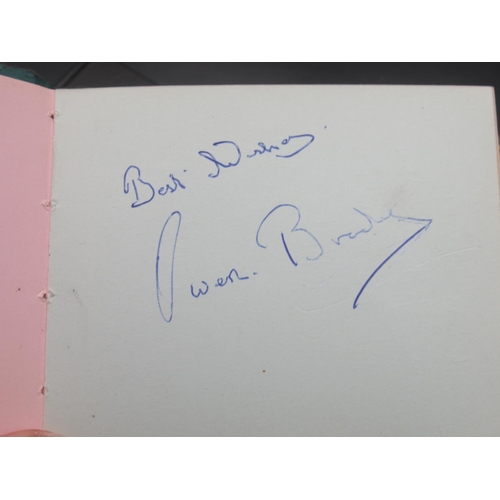 848 - Two Autograph books and a notebook filled with Boxers signatures to inc. Nigel Benn, Carlos Ortiz, P... 