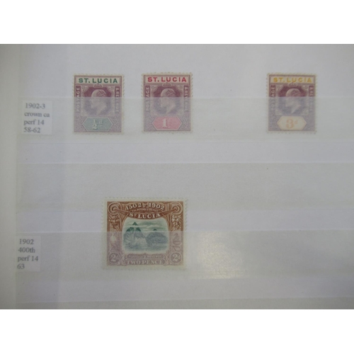 659 - Collection of C19th/20th International stamps to inc. album cont. Grenada stamps, album cont. Trinid... 