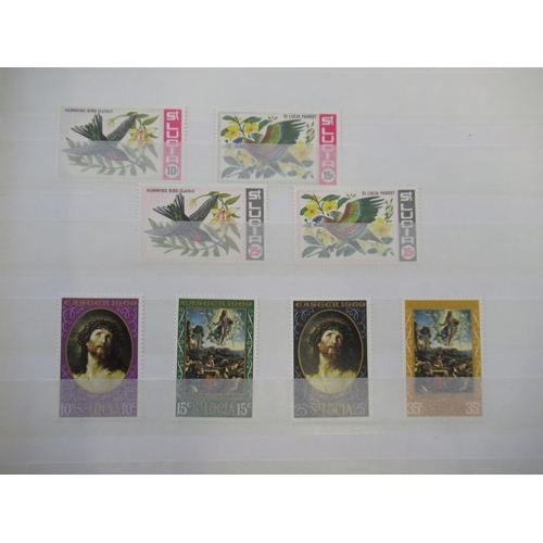 659 - Collection of C19th/20th International stamps to inc. album cont. Grenada stamps, album cont. Trinid... 