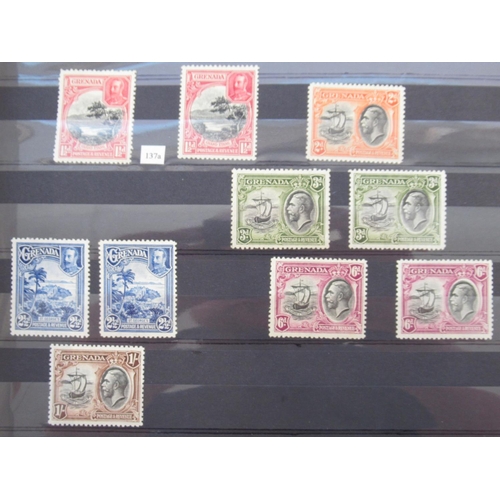 659 - Collection of C19th/20th International stamps to inc. album cont. Grenada stamps, album cont. Trinid... 