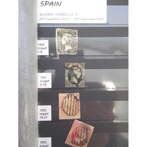 660 - Two albums cont. C19th/20th Spanish stamps and a album cont. Spanish Civil War and Turkish C19th/20t... 