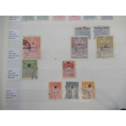 660 - Two albums cont. C19th/20th Spanish stamps and a album cont. Spanish Civil War and Turkish C19th/20t... 