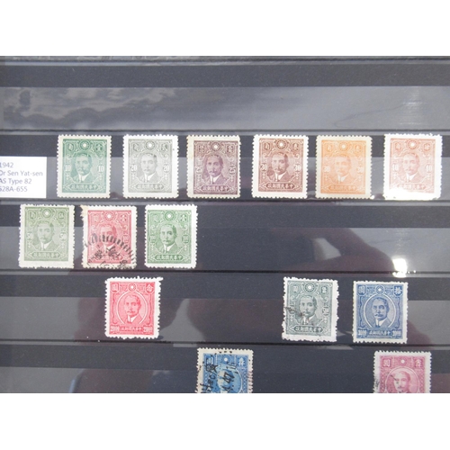 664 - Album cont. C19th/20th Chinese stamps such as under Chiang Kai-Shek, Chinese Republic 1912-1949, etc... 