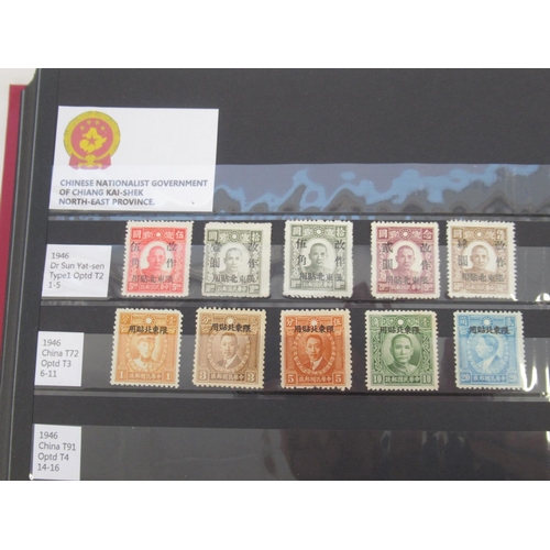 664 - Album cont. C19th/20th Chinese stamps such as under Chiang Kai-Shek, Chinese Republic 1912-1949, etc... 