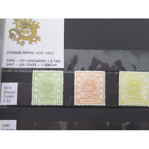 664 - Album cont. C19th/20th Chinese stamps such as under Chiang Kai-Shek, Chinese Republic 1912-1949, etc... 