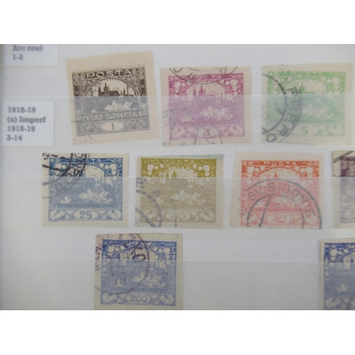 665 - Collection of C19th/20th International stamps to inc. album cont. Greek stamps, album cont. Czechosl... 