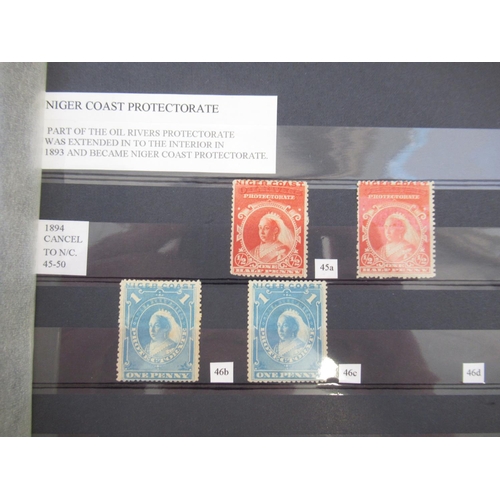 666 - Collection of C19th/20th African stamps to inc. album of Nigeria stamps, album of Ghana stamps and a... 