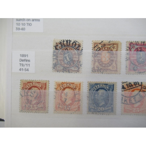 667 - Collection of C19th/20th International stamps in 4 albums from Monaco, Denmark, Norway, Sweden, Finl... 