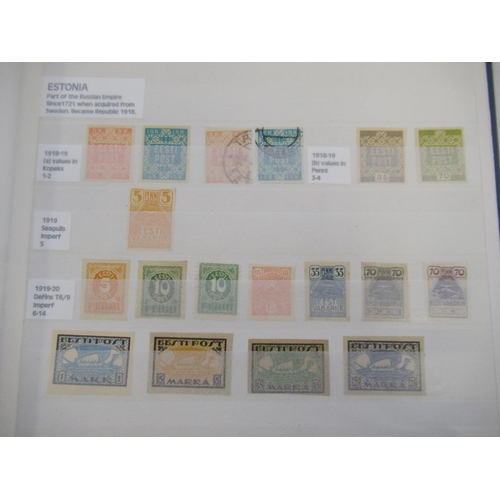 667 - Collection of C19th/20th International stamps in 4 albums from Monaco, Denmark, Norway, Sweden, Finl... 