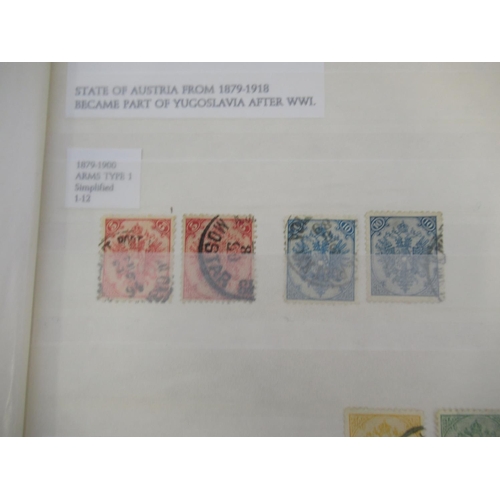 667 - Collection of C19th/20th International stamps in 4 albums from Monaco, Denmark, Norway, Sweden, Finl... 