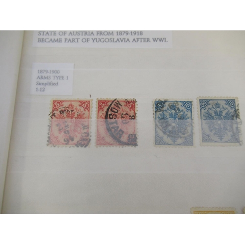 667 - Collection of C19th/20th International stamps in 4 albums from Monaco, Denmark, Norway, Sweden, Finl... 