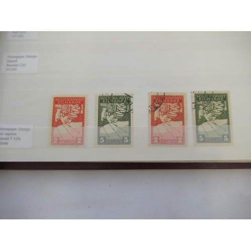 667 - Collection of C19th/20th International stamps in 4 albums from Monaco, Denmark, Norway, Sweden, Finl... 