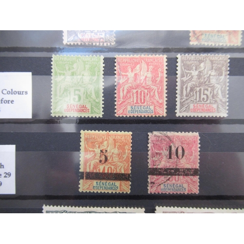 670 - Collection of C19th/20th French Colonies stamps to inc. Tathiti, Comoro Islands, French Oceanic Sett... 