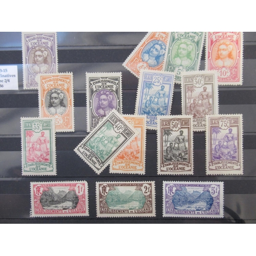 670 - Collection of C19th/20th French Colonies stamps to inc. Tathiti, Comoro Islands, French Oceanic Sett... 