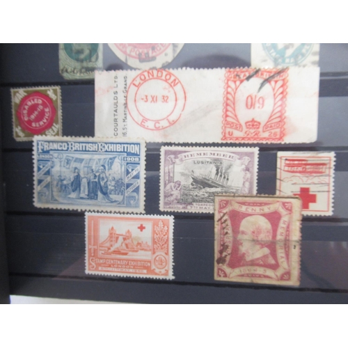 673 - Collection of predominantly C20th British stamps with some International, in 6 albums, 2 being Guern... 