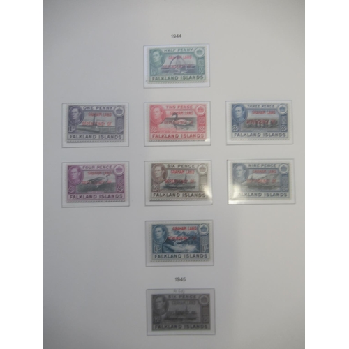 674 - Collection of C20th stamps to inc. album of Pitcairn Islands stamps, Album of Ascension Island stamp... 