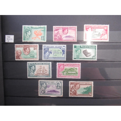 674 - Collection of C20th stamps to inc. album of Pitcairn Islands stamps, Album of Ascension Island stamp... 