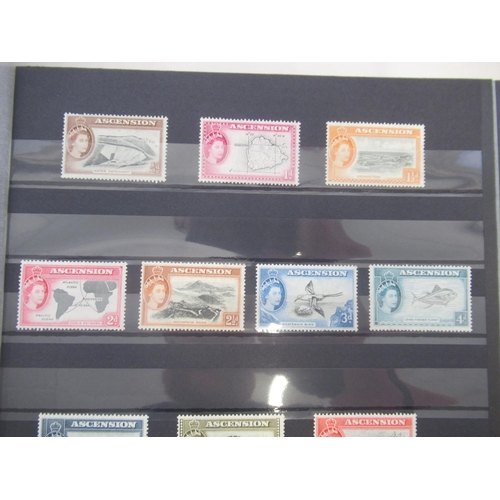 674 - Collection of C20th stamps to inc. album of Pitcairn Islands stamps, Album of Ascension Island stamp... 