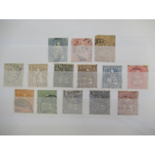 677 - Collection of C19th/20th International Stamps from Austria, Switzerland, Hungary and SAAR in 4 album... 