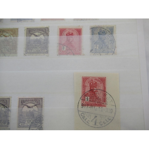 677 - Collection of C19th/20th International Stamps from Austria, Switzerland, Hungary and SAAR in 4 album... 