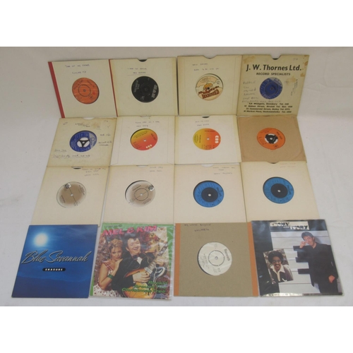 867 - Mixed collection of 45 and 33 RPM records to inc. Abba, Alison Moyet, Bee Gees, Blondie, Billy Ocean... 