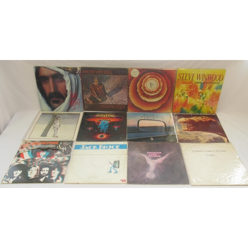 868 - Mixed collection of LPs to inc. Genesis, Mike Oldfield, ELO, Lynyrd Skynryd, Jeff Beck, Jethro Tull,... 