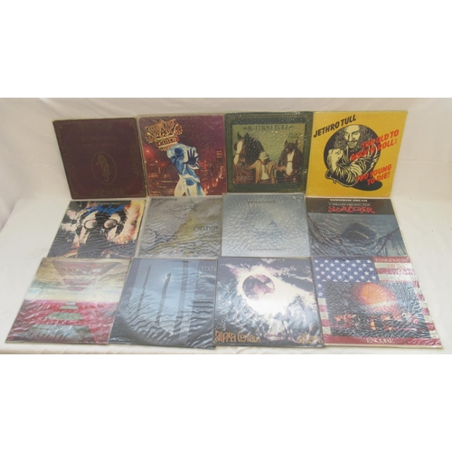 868 - Mixed collection of LPs to inc. Genesis, Mike Oldfield, ELO, Lynyrd Skynryd, Jeff Beck, Jethro Tull,... 