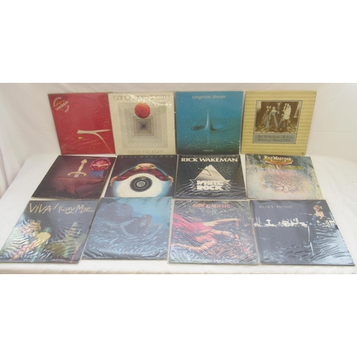 868 - Mixed collection of LPs to inc. Genesis, Mike Oldfield, ELO, Lynyrd Skynryd, Jeff Beck, Jethro Tull,... 