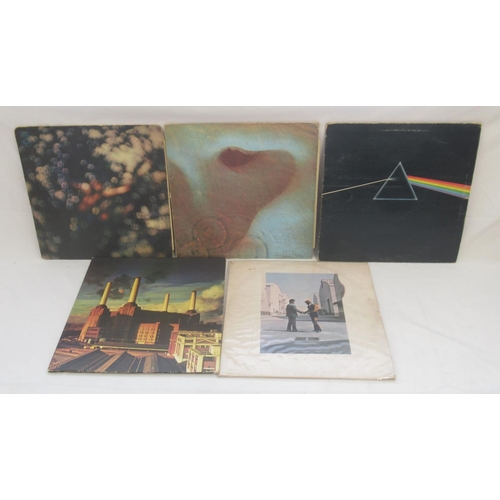 870 - Pink Floyd - Wish You Were Here SHVL 814, Animals SHVL 815, Dark Side of the Moon SHVL 804, Meddle S... 