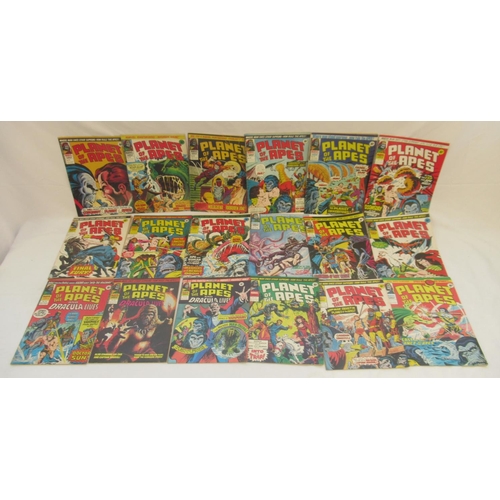 755 - Marvel comics - large collection of Planet of the Apes comics (approx. 123)