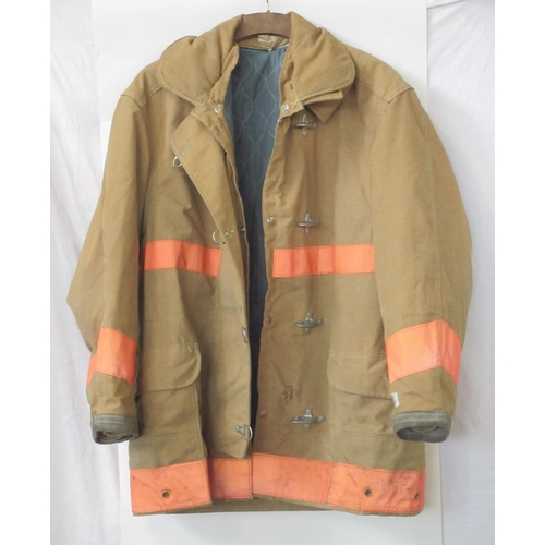 1322A - Vintage Lion Apparel 'Bodyguard' firefighter jacket, size 44R