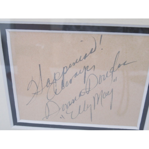 695 - Beverley Hillbillies multi-signed montage, signatures by Buddy Ebsen, Irene Ryan, Donna Douglas & Ma... 