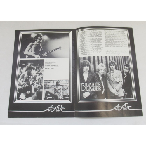 698 - ACDC UK 'If You Want Blood You Got It' 1978 tour programme