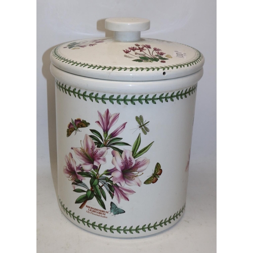 1001 - Collection of Portmeirion Botanic Garden ceramics incl. storage jars, teapot, plates, bread bin etc.... 