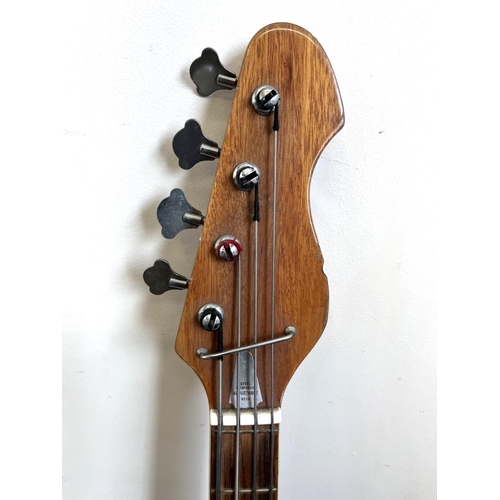 772 - Tommy Cannon Collection: Sakai Aria A-200 model 4-string bass guitar, two pickups, c1970s