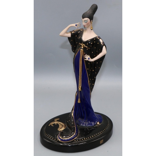 788 - Tommy Cannon Collection: Franklin Mint House of Erte Art Deco style limited edition figure 'Moonligh... 