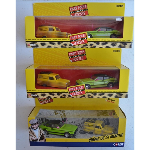 348 - Collection of Only Fools And Horses diecast model vehicles and vehicle sets from Corgi to include 40... 