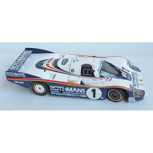 350 - Minichamps 1/18 scale highly detailed diecast Porsche 956L Ickx/Bell 1st 24 hour Le Mans 1982 winner... 