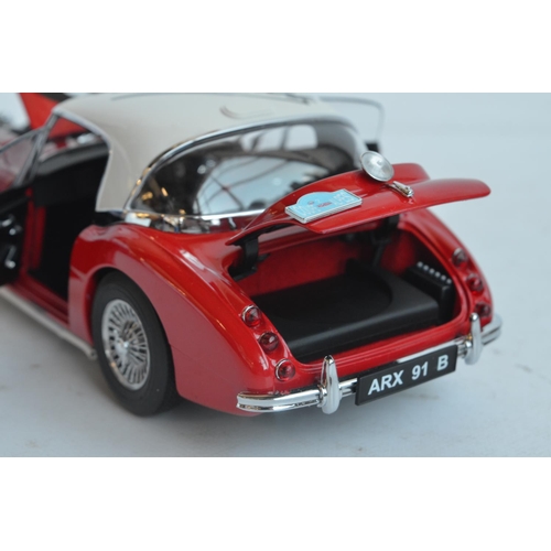 351 - Kyosho 1/18 scale highly detailed diecast Austin Healey 3000 1964 Austrian Alpine Rally (item no 081... 