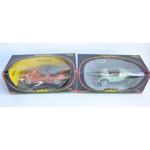 359 - Collection of 1/18 scale diecast model vehicles from Solido Prestige Collection, Burago, Ricko, Yat ... 