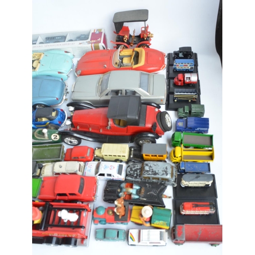 364 - Extensive collection of mostly unboxed diecast vehicle models from Solido, Matchbox, Corgi, Dinky et... 